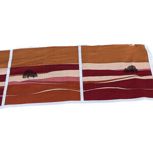 SALE! Vintage 1981 VALILLA Scandinavian Finland Sara Popovits Tree Fabric Panels